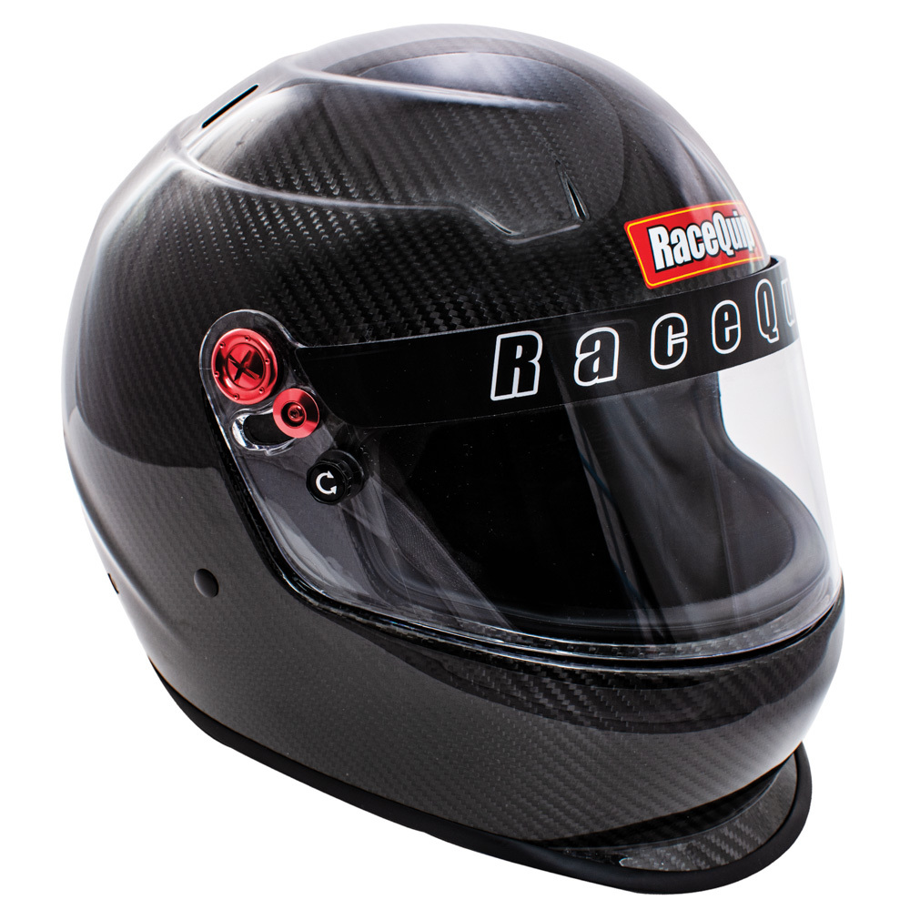 Racequip 92769039 Helmet, Pro20, Full Face, Snell SA2020, Head and Neck Support Ready, Carbon Fiber, Medium, Each