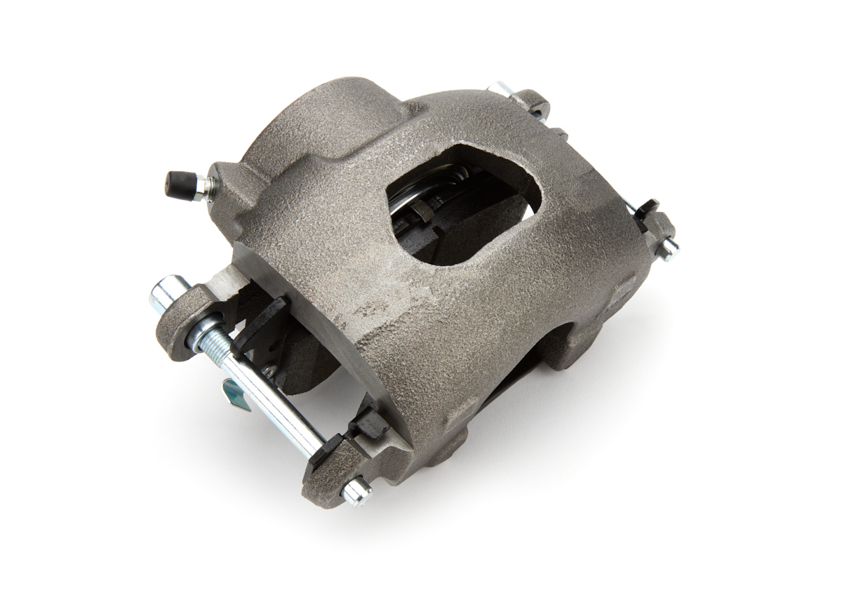 Brake Caliper - Driver Side - Large GM - 1 Piston - Cast Iron - Natural - 2.813 in Bore - 1.000 in Thick Rotor Maximum - 7.060 Floating Mount - Each