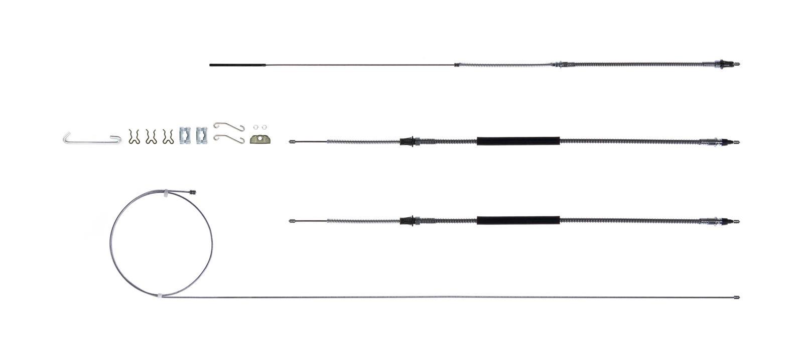 RIGHT STUFF DETAILING — RIGHT STUFF DETAILING 68-72 Chevelle Brake Cable Set w/Hardware