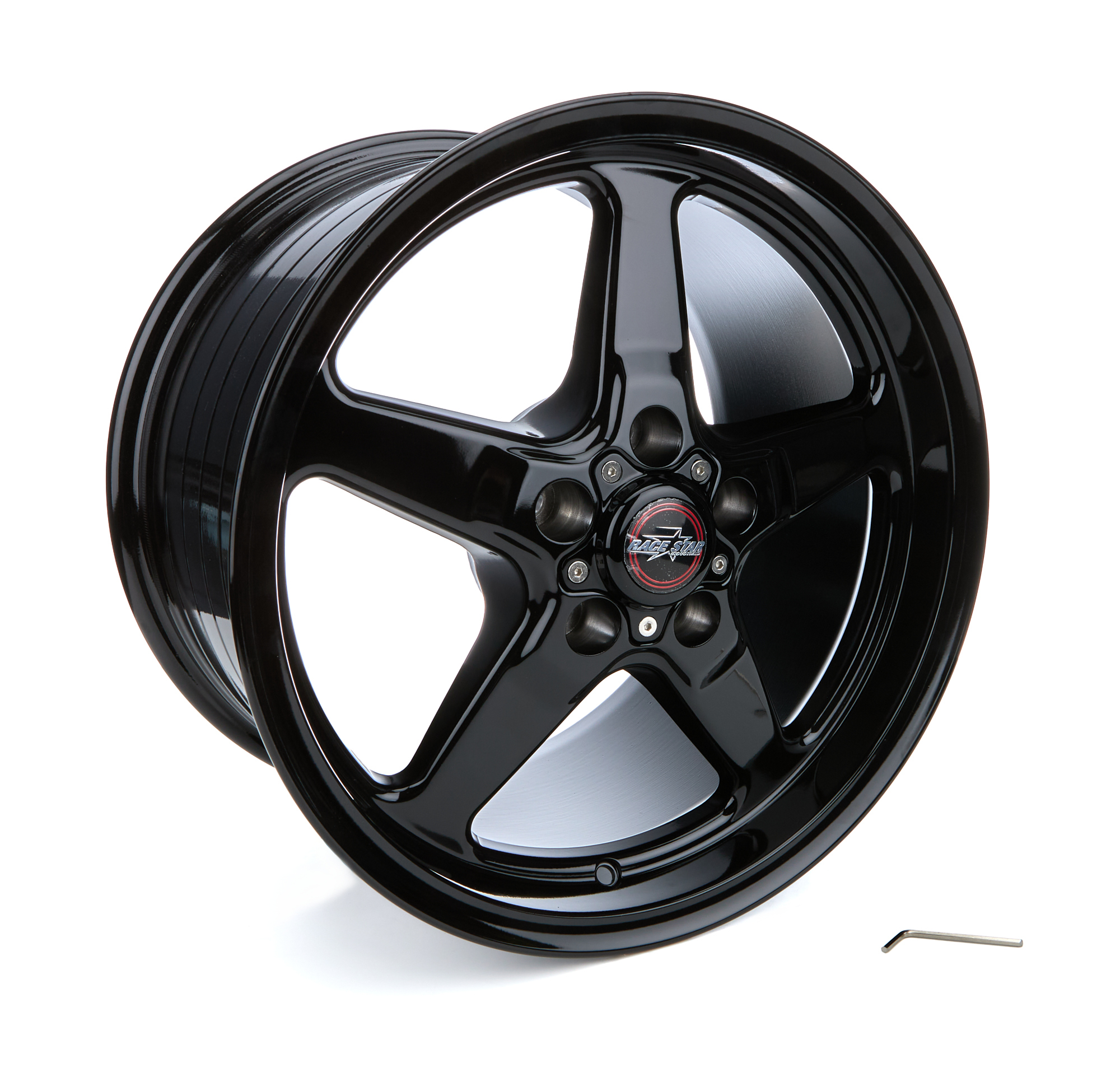 92 Drag Star Bracket Rac er Gloss Black 17x10.5