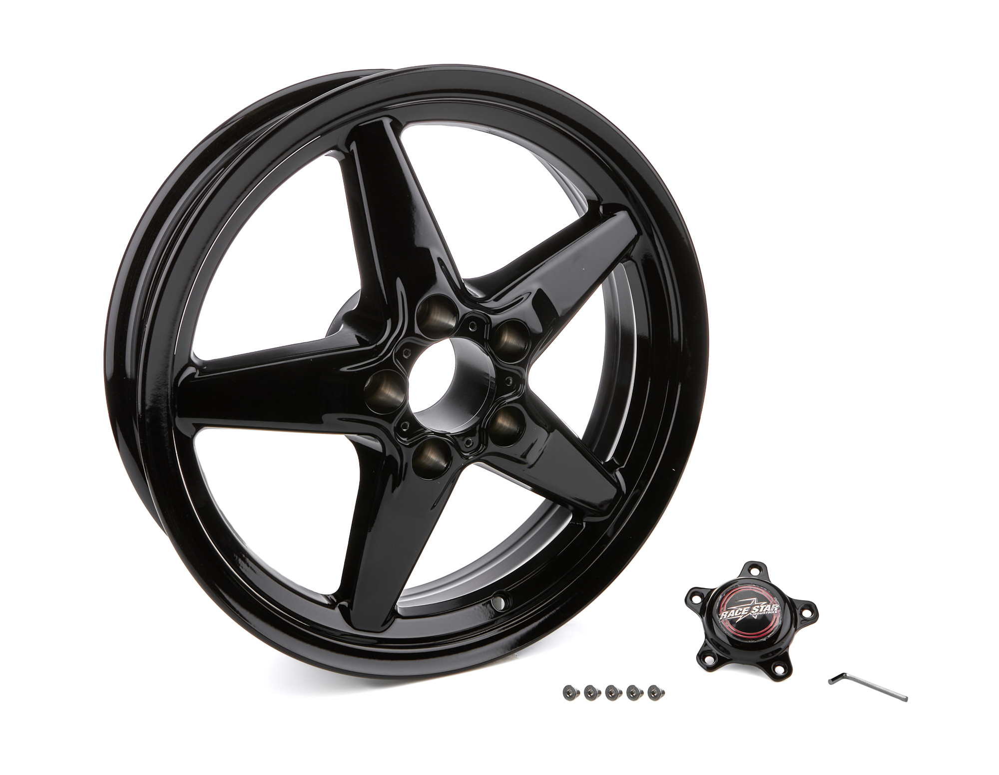 92 Drag Star Bracket Rac er Gloss Black 17x4.5