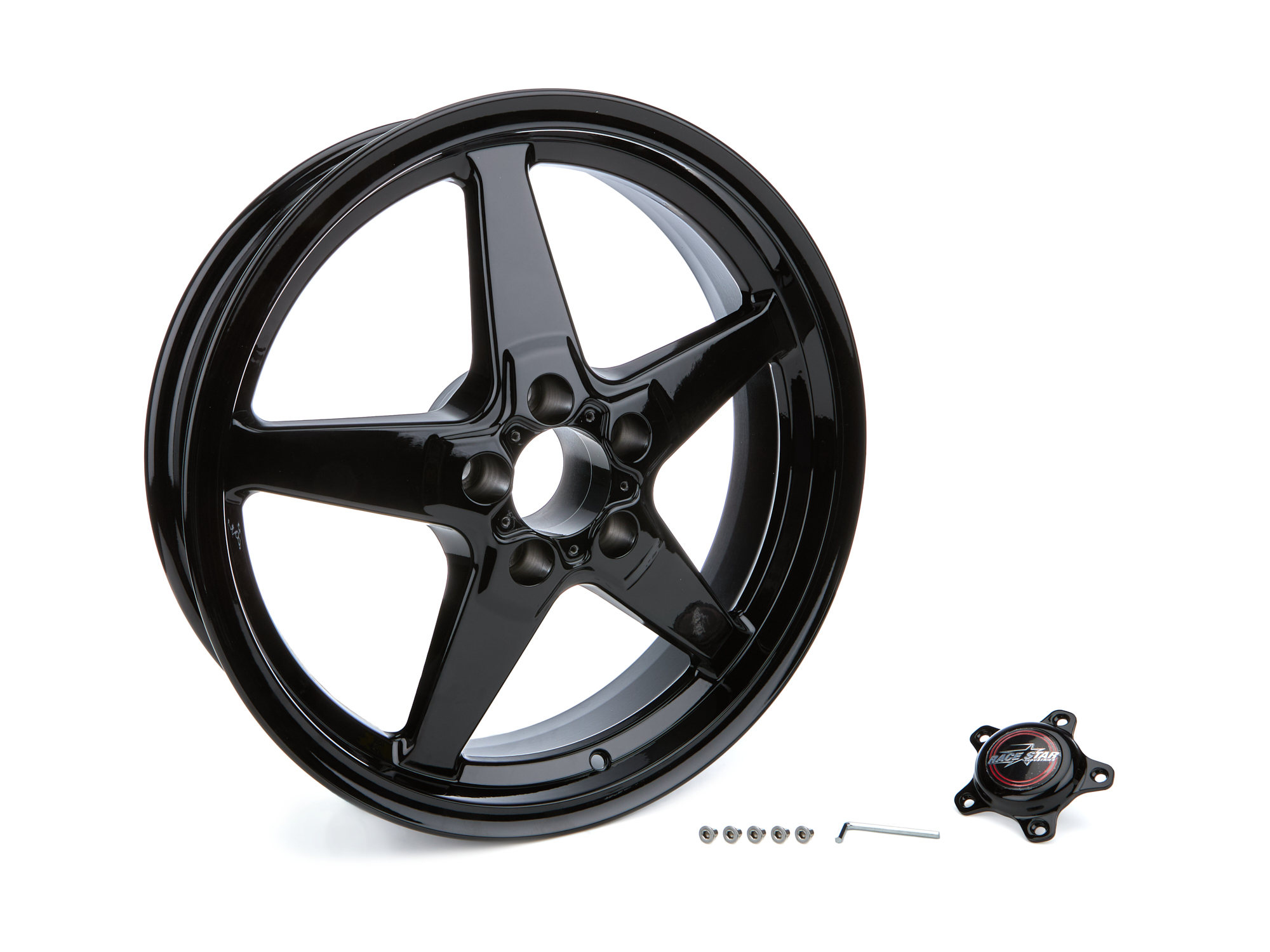 92 Drag Star Bracket Rac er Gloss Black 18x5