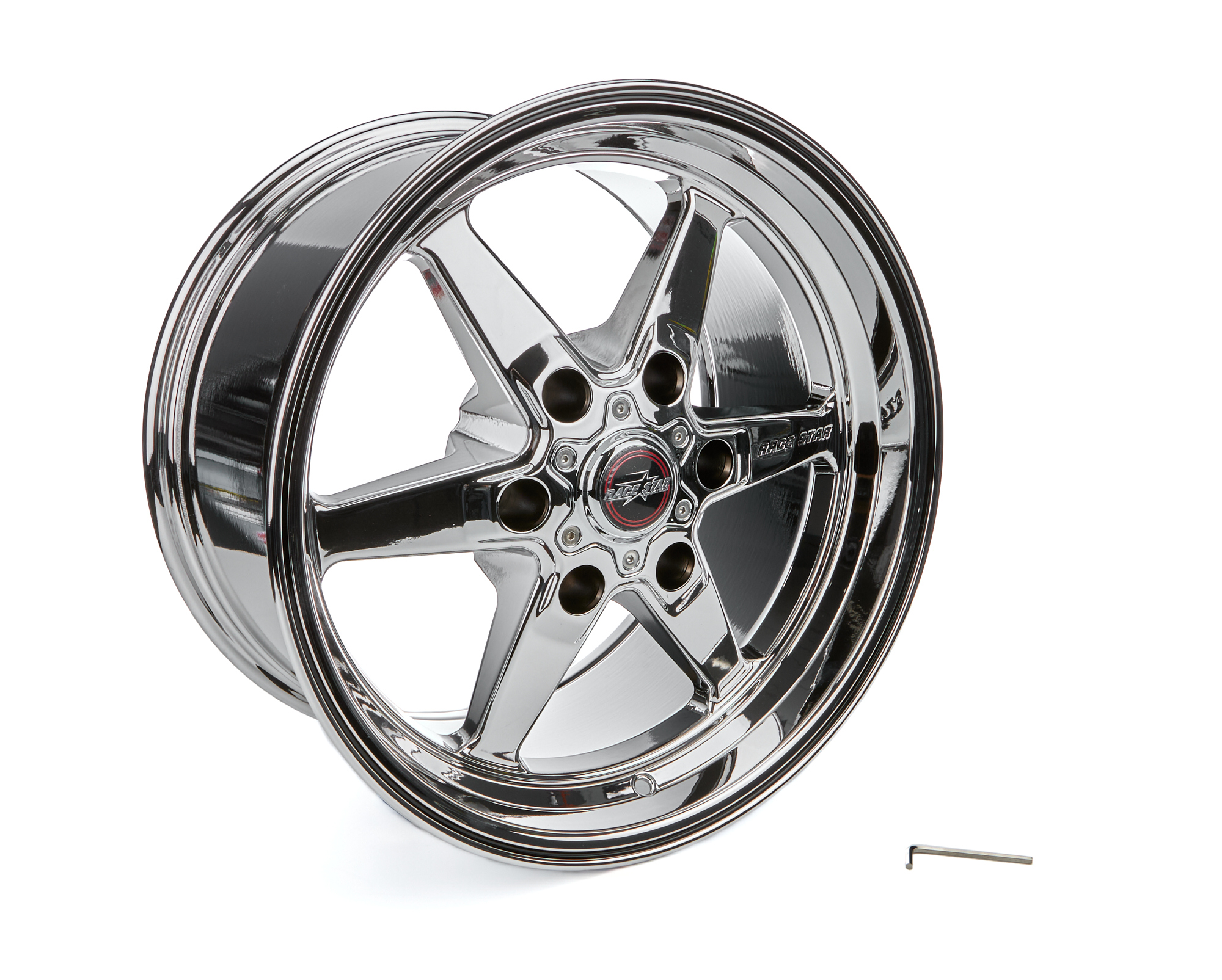 93 Truck Star Chrome 17 x9.5 6x5.50BC 6.125BS