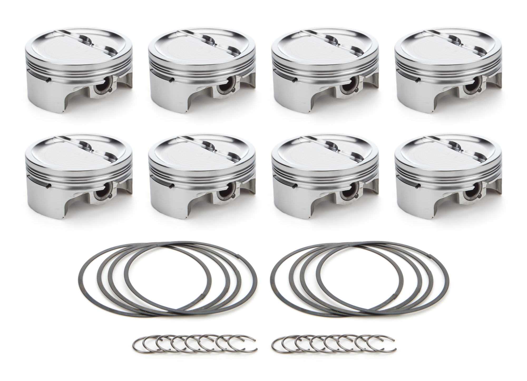 RACE TEC PISTONS — RACE TEC PISTONS SBC Dished Piston Set 4.155 Bore -24.8cc