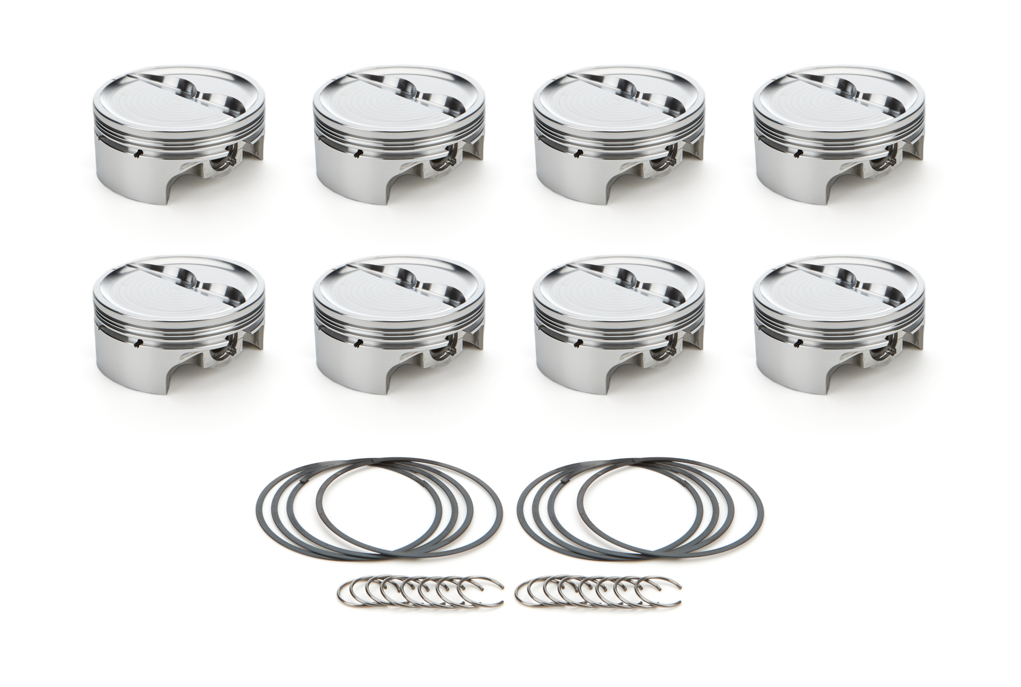 RACE TEC PISTONS — RACE TEC PISTONS SBC Dished Piston Set 4.155 Bore -25.5cc