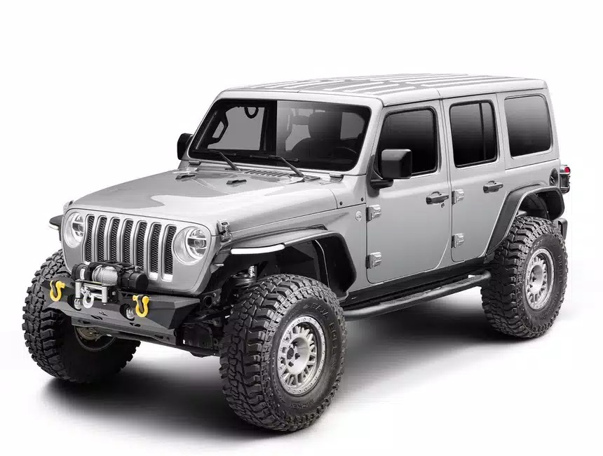 RUGGED RIDGE — RUGGED RIDGE 18- Jeep Wrangler JL Metal Max Fender Flares