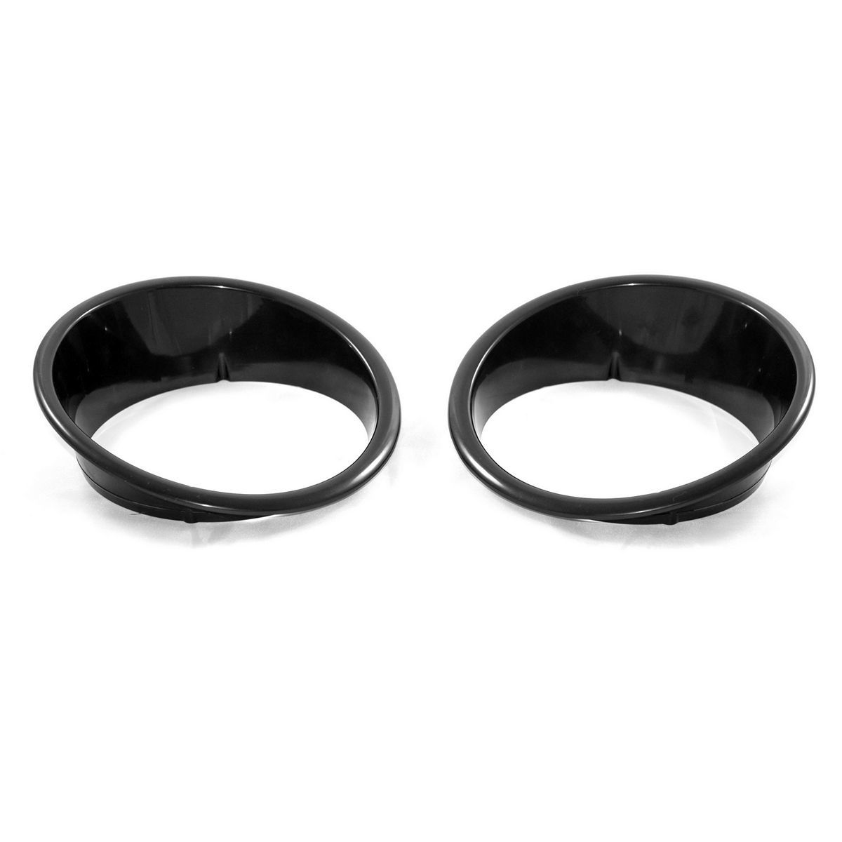 Rugged Ridge Headlight Bezels Black 07-18 Jeep Wrangler JK thumbnail 4