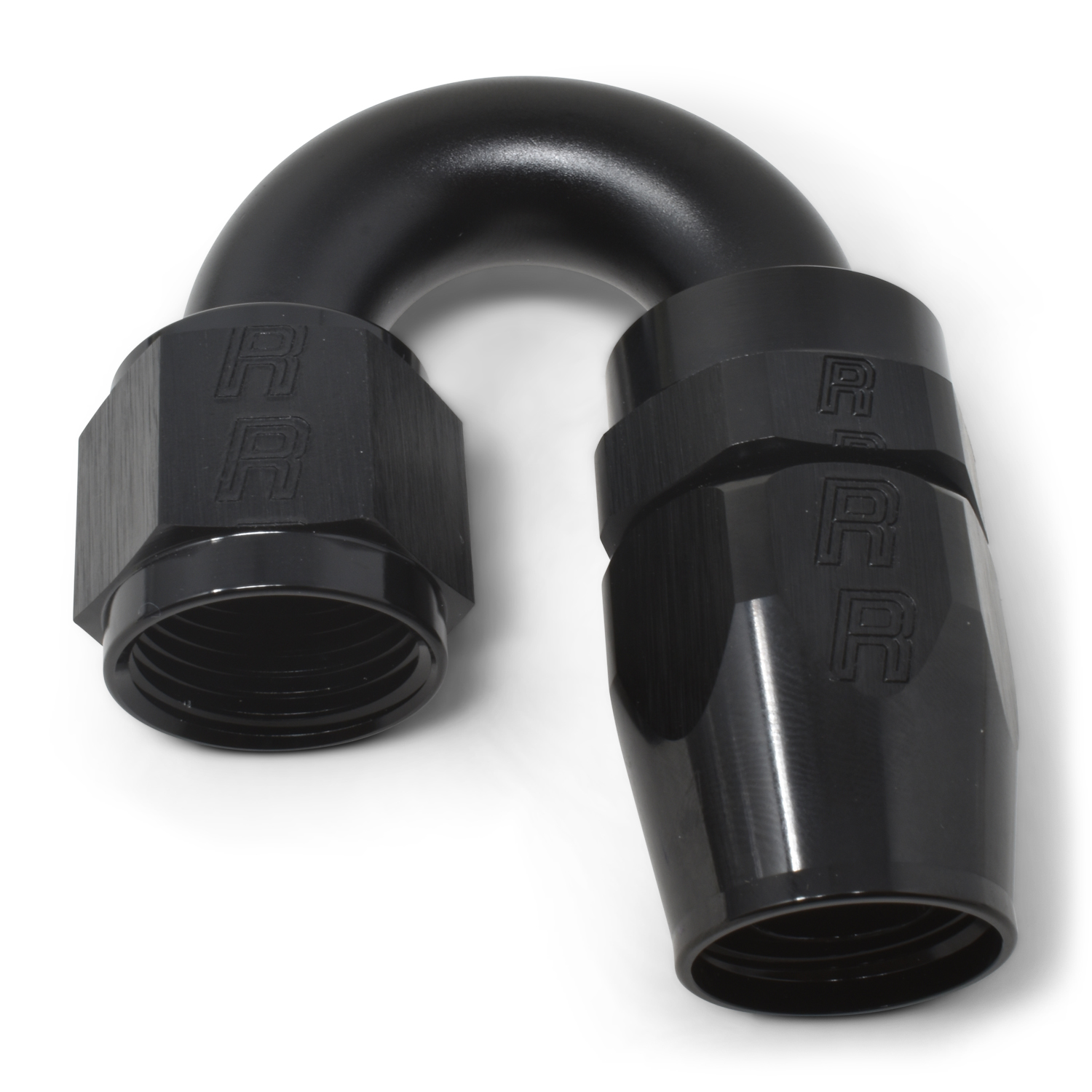 8AN 180Deg Hose End ProClassic Swivel Black