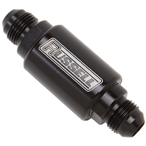 Russell Performance 650103 - P/C #8 3-1/4in Fuel Filter - Black