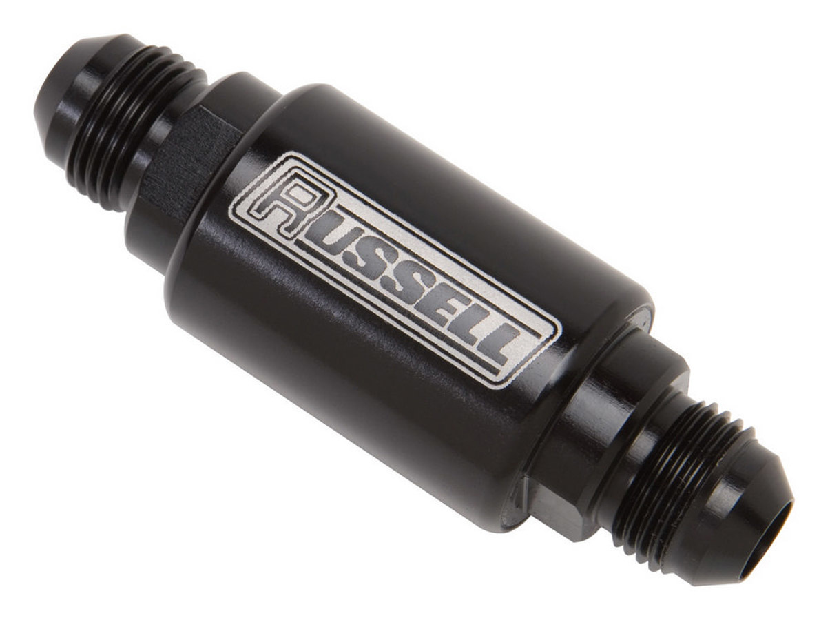 Russell Performance 650133 - P/C #6 3in Fuel Filter - Black