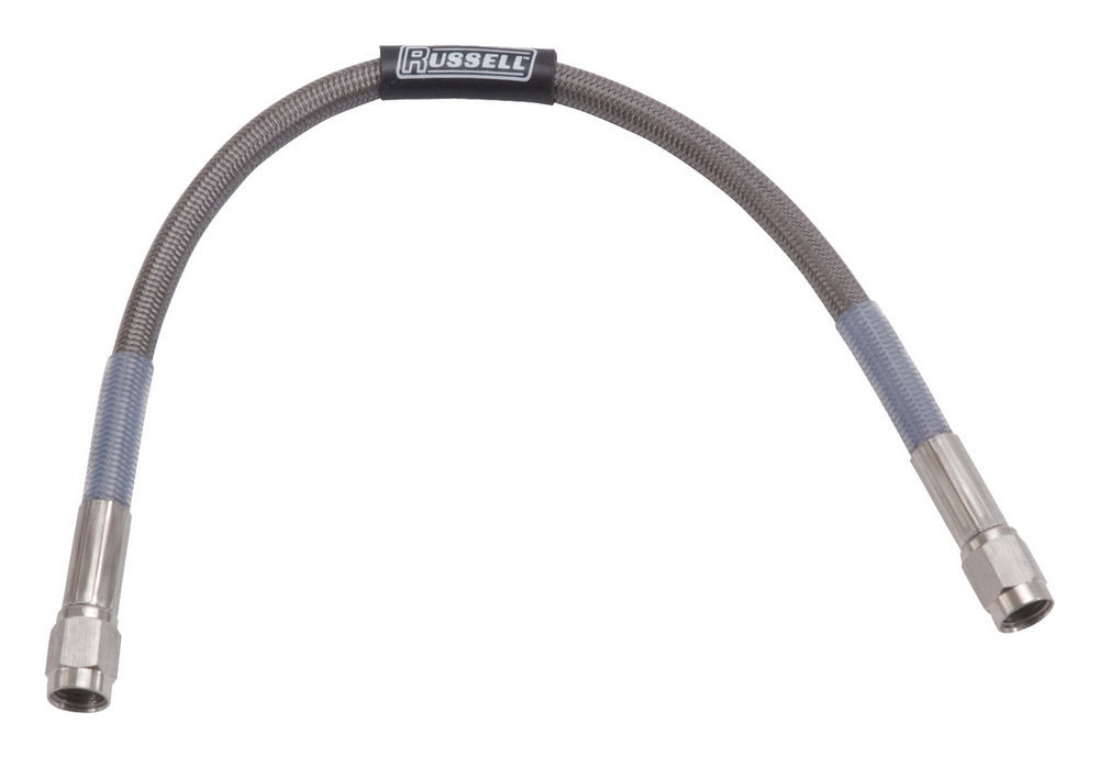 Russell Performance 656010 - 9in Compt Brake Hose 3an Str. to 3an Str.