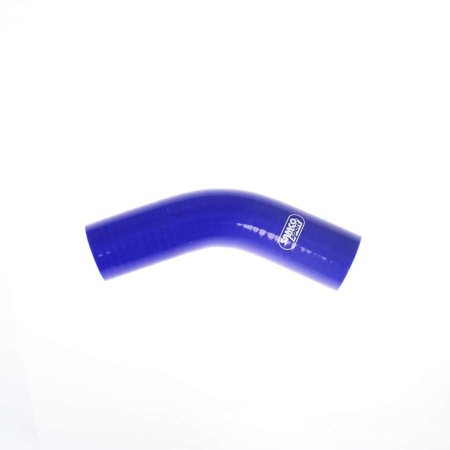 Samco Sport E4545BLUE Tubing Elbow, 45 Degree, 1-3/4 in ID, 4.0 mm Thick Wall, Silicone, Blue, Each