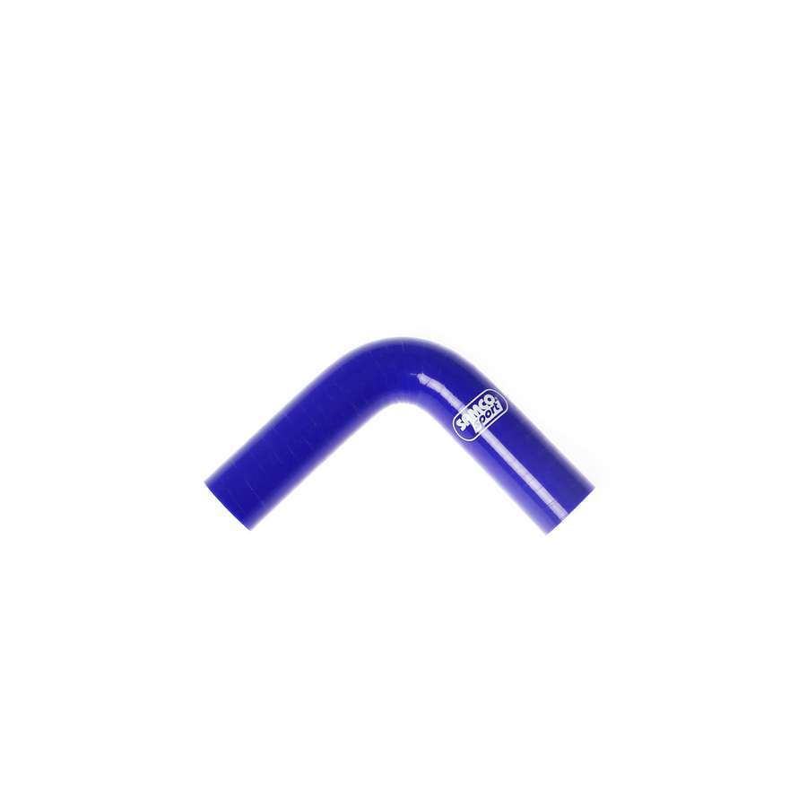Samco Sport E9028BLUE Tubing Elbow, 90 Degree, 1-1/8 in ID, 4.0 mm Thick Wall, Silicone, Blue, Each