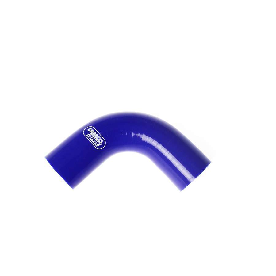 Samco Sport E9038BLUE Tubing Elbow, 90 Degree, 1-1/2 in ID, 4.0 mm Thick Wall, Silicone, Blue, Each