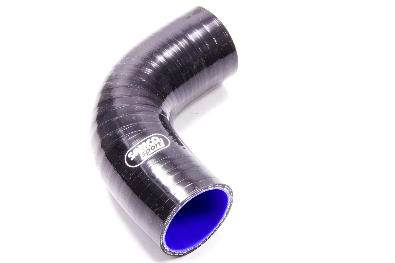 Samco Sport E9045BLACK Tubing Elbow, 90 Degree, 1-3/4 in ID, 4.0 mm Thick Wall, Silicone, Black, Each