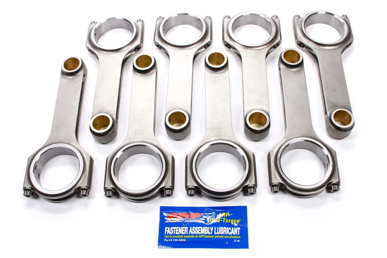 Scat 2-440-6760-2374-990A - Connecting Rod, Pro Sport, H Beam, 6.760 in Long, Bushed, 7/16 in Cap Screws, ARP2000, Forged Steel, Mopar RB-Series, Set of 8