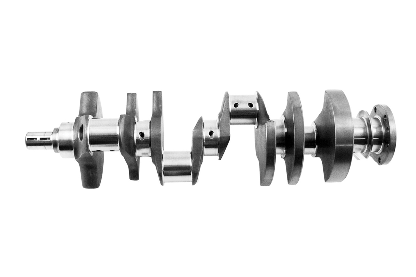 Scat 7-350-3750-5700 - Crankshaft, Excalibur, 3.750 in Stroke, External Balance, Forged Steel, 1 Piece Seal, Small Block Chevy, Each
