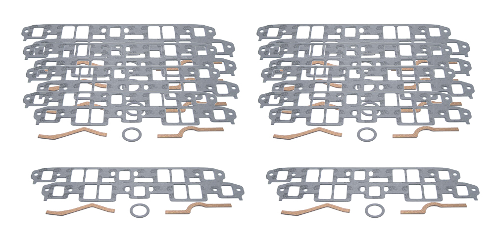 SBC Intake Gaskets Dyno- Pak (10) Stock Port-SCE11101-10