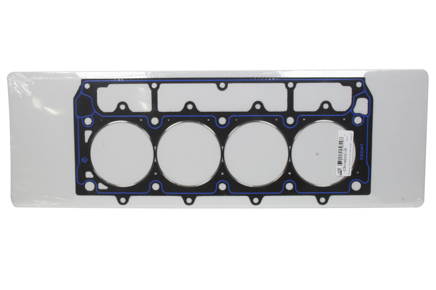 SCE Gaskets CR192051R - Cylinder Head Gasket, Vulcan Cut Ring, 4.200 in Bore, 0.051 in Compression Thickness, Passenger Side, Steel Core Laminate, GM LS-Series, Each