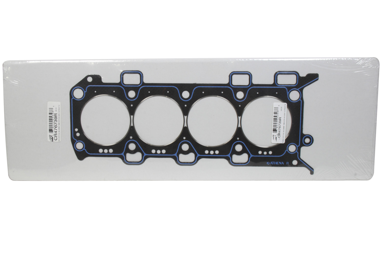 SCE Gaskets CR476739R - Cylinder Head Gasket, Vulcan Cut Ring, 4.200 in Bore, 0.055 in Compression Thickness, Passenger Side, Steel Core Laminate, Ford Coyote, Each