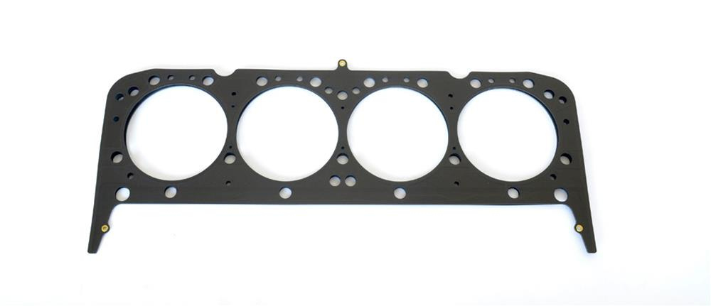 SCE Gaskets M110651GS Cylinder Head Gasket, MLS Spartan, 4.067 in Bore, 0.051 in Compression Thickness, Multi-Layer Steel, Small Block Chevy, Each