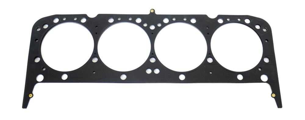 SCE Gaskets M111351 Cylinder Head Gasket, MLS Spartan, 4.134 in Bore, 0.051 in Compression Thickness, Multi-Layer Steel, Small Block Chevy, Each