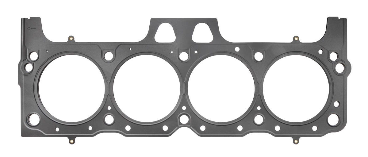 SCE Gaskets M355039 Cylinder Head Gasket, MLS Spartan, 4.500 in Bore, 0.039 in Compression Thickness, Multi-Layer Steel, Big Block Ford, Each