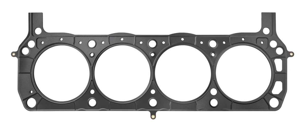 SCE Gaskets M361051GS Cylinder Head Gasket, MLS Spartan, 4.100 in Bore, 0.051 in Compression Thickness, Multi-Layer Steel, Small Block Ford, Each