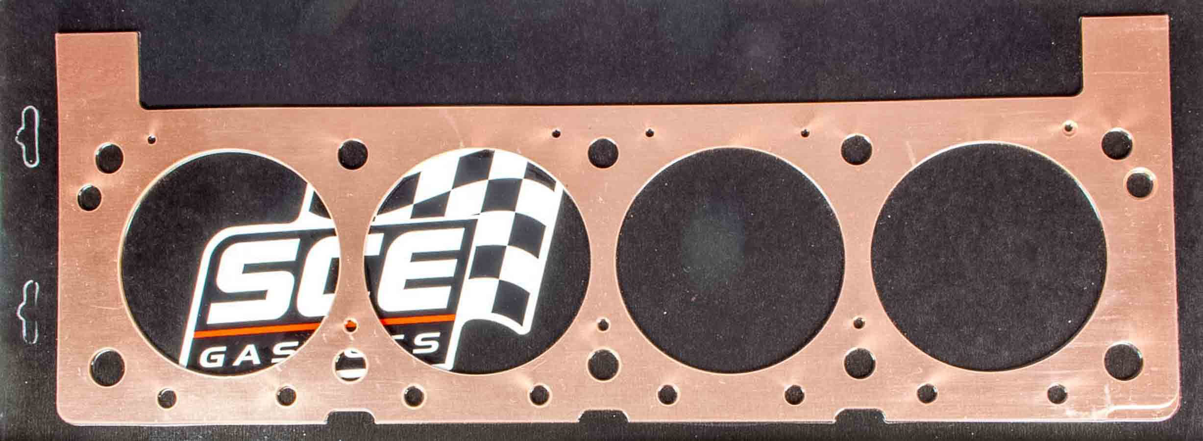 SCE Gaskets P375262L - Cylinder Head Gasket, Pro Copper, 4.520 in Bore, 0.062 in Compression Thickness, Copper, Driver Side, Big Block Ford, Each