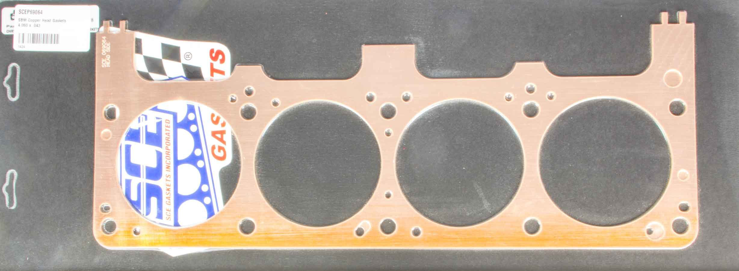 SCE Gaskets P690643L Cylinder Head Gasket, Pro Copper, 4.060
