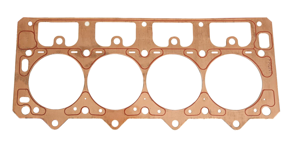 SCE Gaskets S192062R Cylinder Head Gasket, ICS Titan, 4.200 in Bore, 0.062 in Compression Thickness, Passenger Side, Copper, GM LS-Series, Each