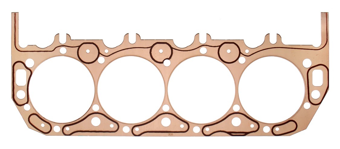 FelPro 11442 Cylinder Head Gasket, 4.200 in Bore, 0.041 in