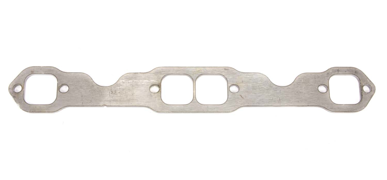 Schoenfeld Headers 01101 - Header Flange, 1/4 in Thick, 1-5/8 in Square Port, Steel, Small Block Chevy, Each