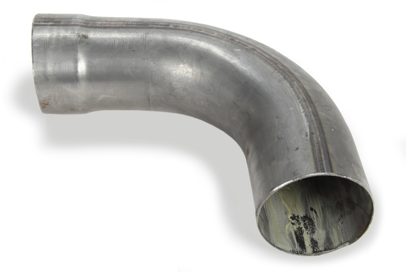 Schoenfeld Headers 3591 - Exhaust Bend, 90 Degree, 3-1/2 in Diameter, 2 x 2-1/2 in Legs, 16 Gauge, Steel, Each