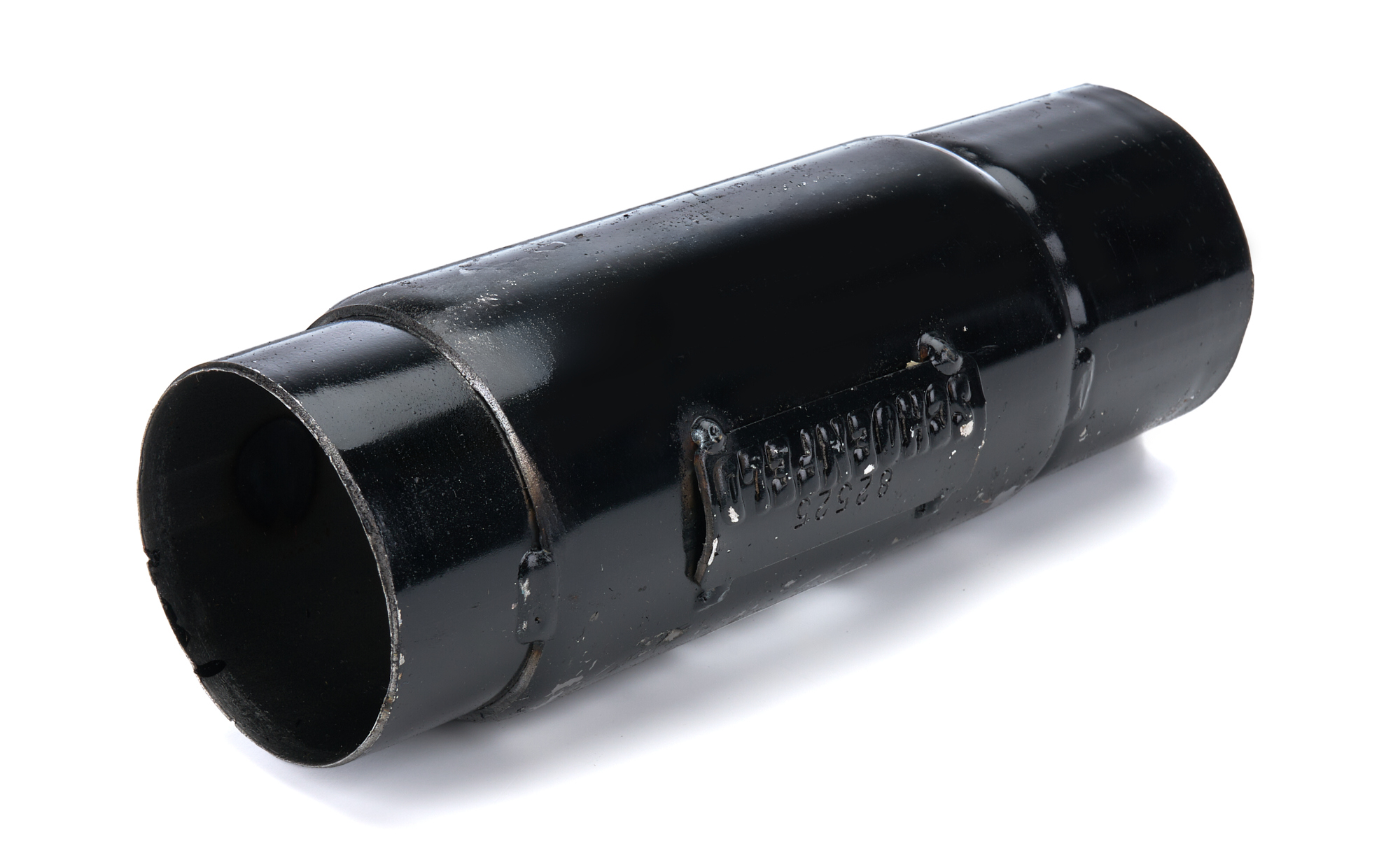 SCHOENFELD — SCHOENFELD Muffler 2-1/2in Inlet / Outlet x 8in long