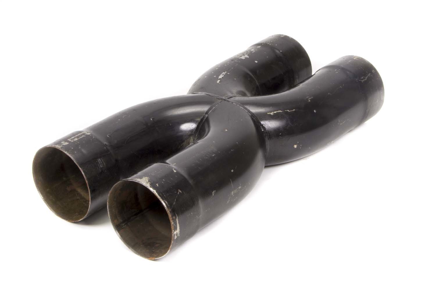 Schoenfeld Headers X3535 Exhaust X-Pipe, Straight, 3-1/2 in Inlets, 3-1/2 in Outlets, Steel, Black Paint, Universal, Each
