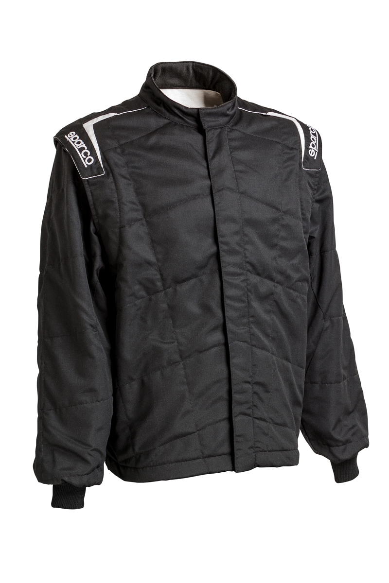Sparco 001042XJ3XLNRNR Driving Jacket, Sport Light, SFI 3.2A/5, Double Layer, Nomex, Black, 3X-Large, Each