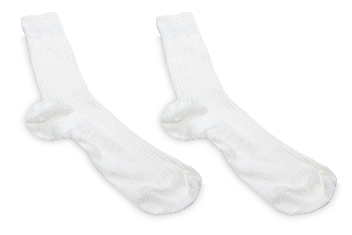 Sparco 001511BI1112 - Socks, FIA Approved, Nomex, White, Medium, Pair