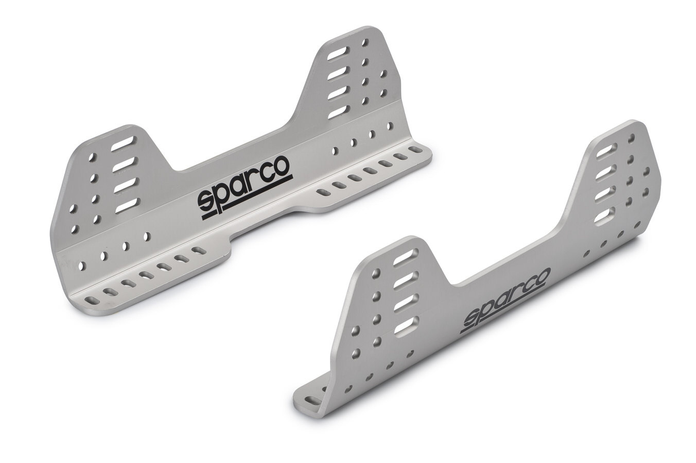 Sparco 004903 - Seat Mount, Side Mount, Mounting Hardware Included, Silver Anodized, Pair