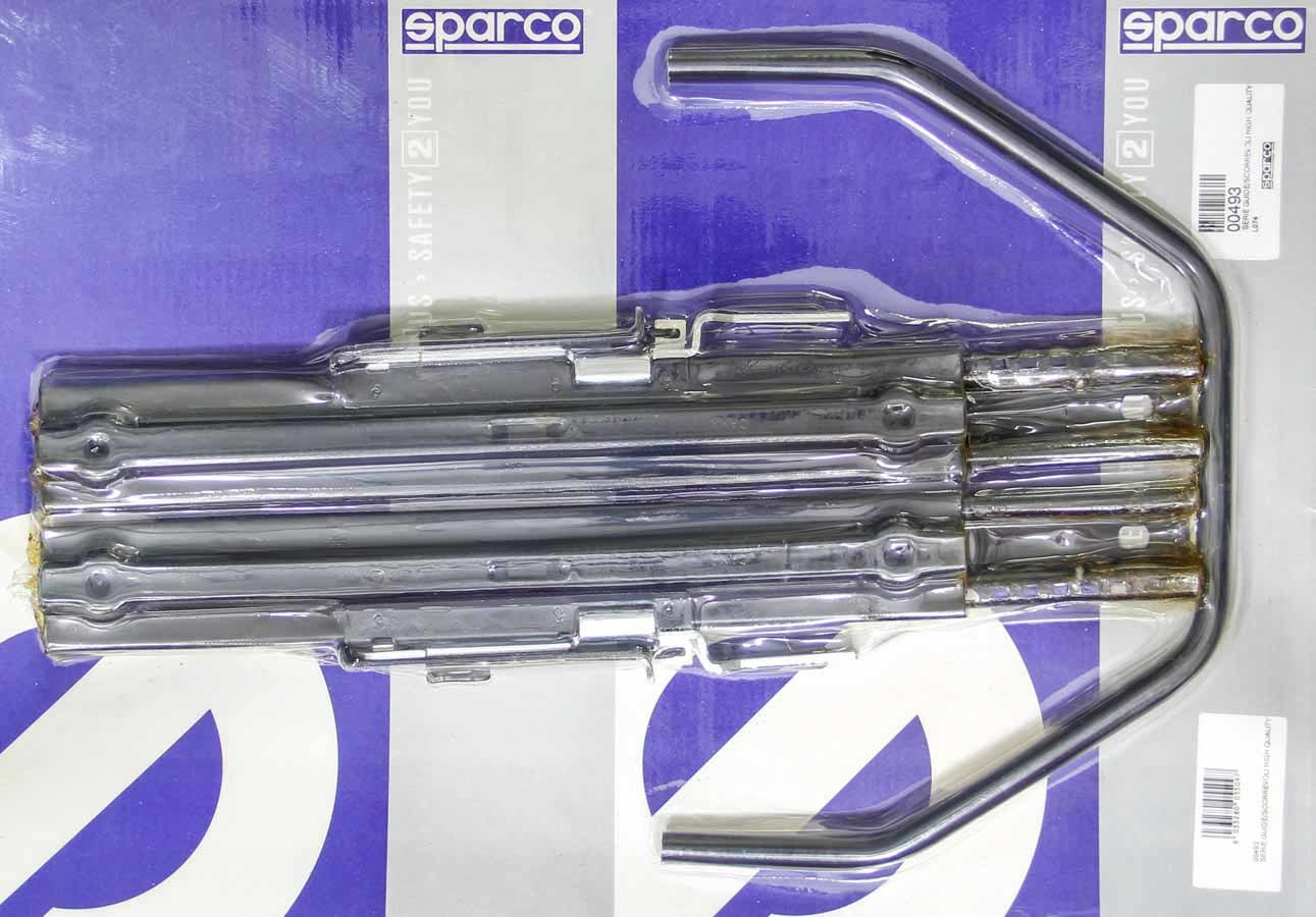 Sparco 00493 - Seat Mount, Adjustable Slider, Double Locking Mechanism, Steel, Black Powder Coat, Kit