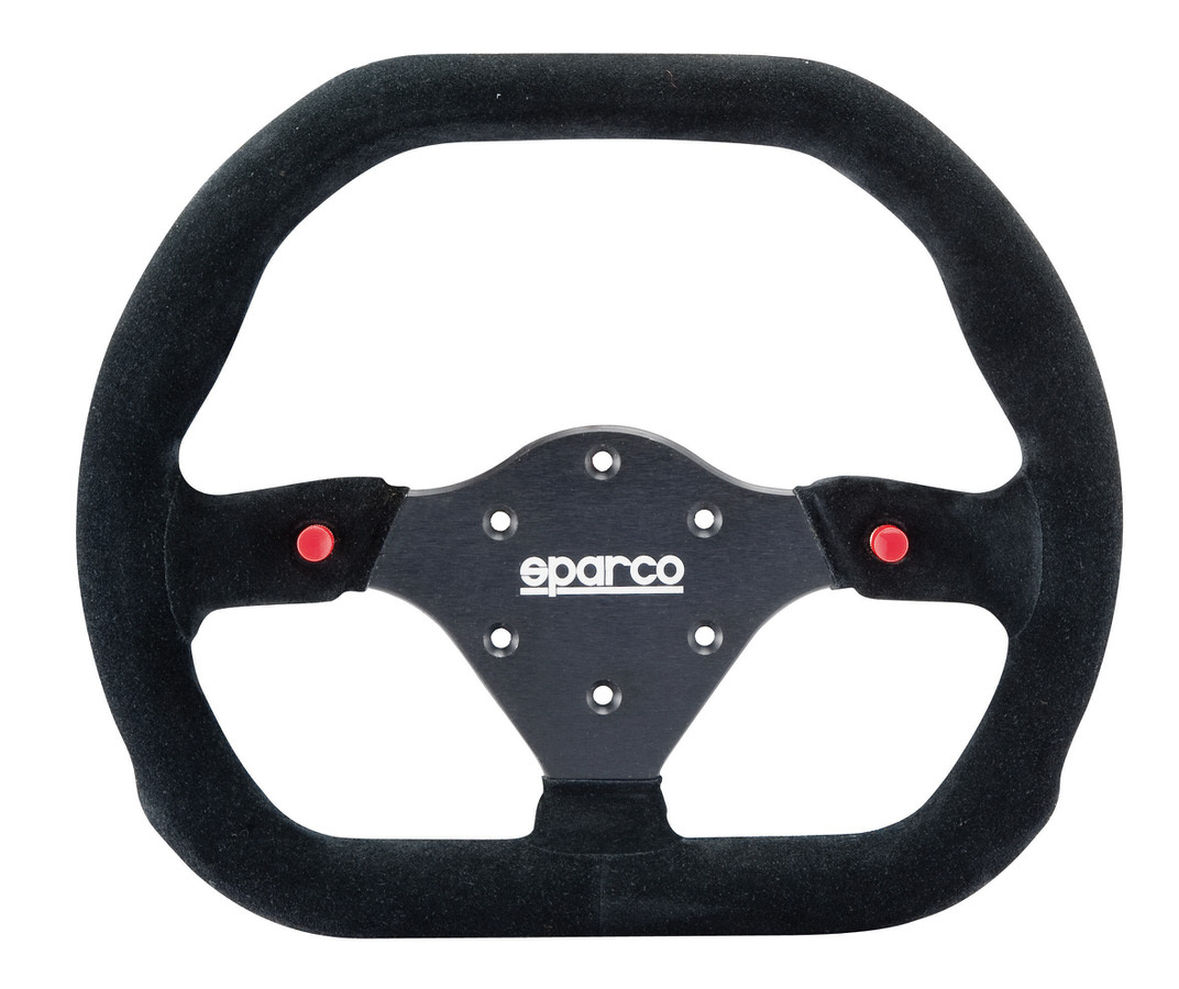 Steering Wheel Black Suede 310mm x 260mm