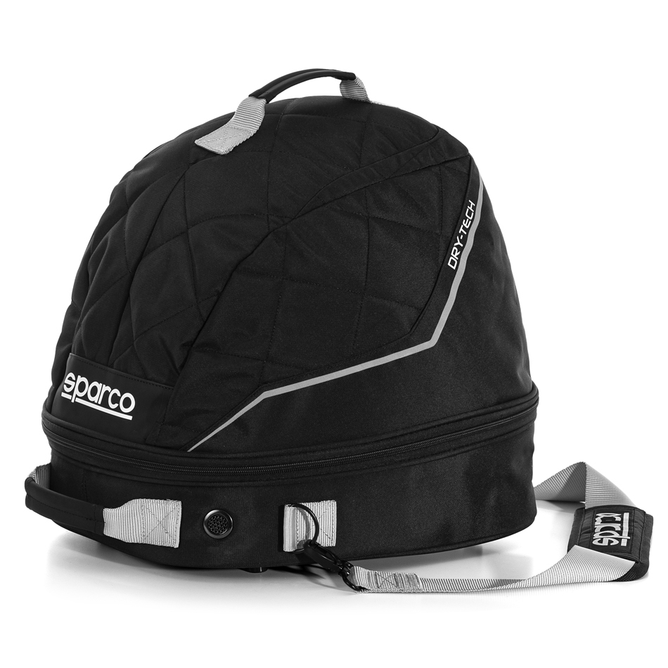 Sparco 016441NRSI - Helmet Bag Dry Tech Black / Silver