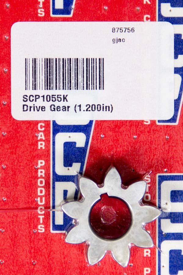 Stock Car Products 1055K Oil Pump Drive Gear, 1.200 in Wide, Steel, Natural, Each