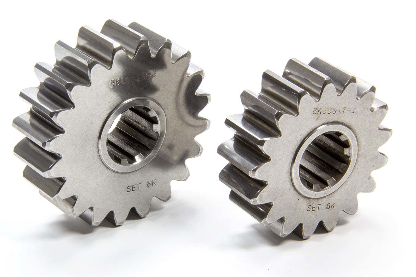 SCS Gears 108K Quick Change Gear Set, Sportsman, Set 08K, 10 Spline, 4.11 Ratio 4.84 / 3.49, 4.86 Ratio 5.72 / 4.13, Steel, Each