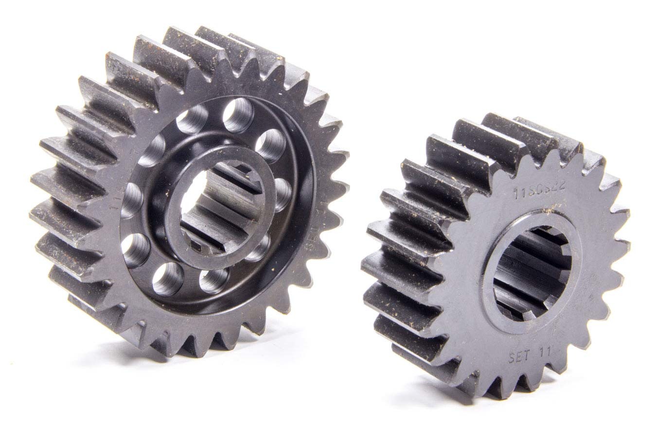 SCS Gears 11 Quick Change Gear Set, Professional, Set 11, 10 Spline, 4.11 Ratio 5.04 / 3.35, 4.86 Ratio 5.96 / 3.96, Steel, Each