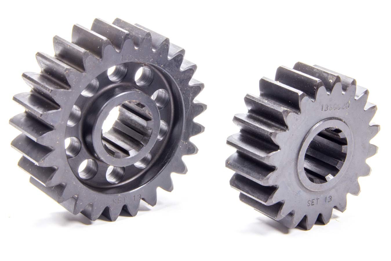 SCS Gears 13 Quick Change Gear Set, Professional, Set 13, 10 Spline, 4.11 Ratio 5.14 / 3.29, 4.86 Ratio 6.08 / 3.89, Steel, Each