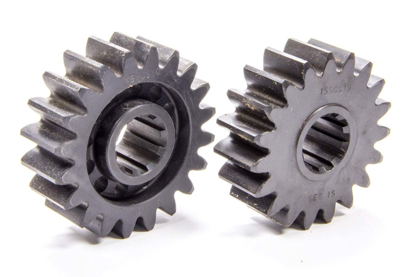 SCS Gears 15 Quick Change Gear Set, Professional, Set 15, 10 Spline, 4.11 Ratio 4.33 / 3.90, 4.86 Ratio 5.12 / 4.62, Steel, Each