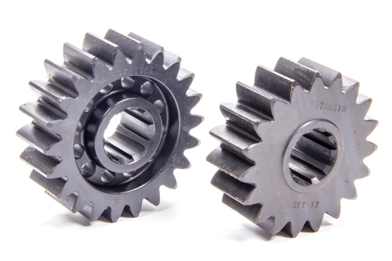SCS Gears 17 Quick Change Gear Set, Professional, Set 17, 10 Spline, 4.11 Ratio 4.76 / 3.55, 4.86 Ratio 5.63 / 4.20, Steel, Each