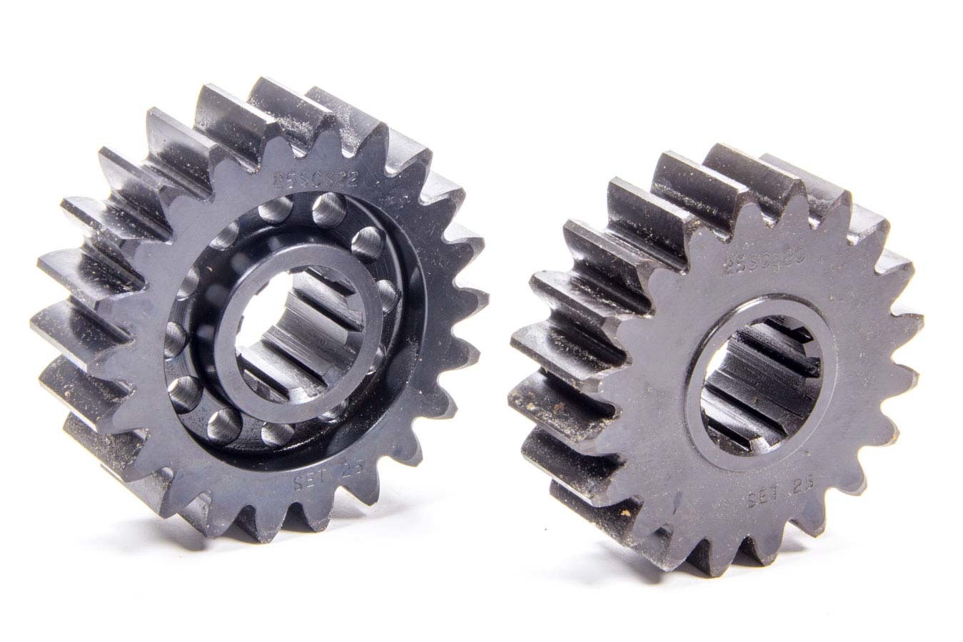 SCS Gears 25 Quick Change Gear Set, Professional, Set 25, 10 Spline, 4.11 Ratio 4.52 / 3.74, 4.86 Ratio 5.35 / 4.42, Steel, Each