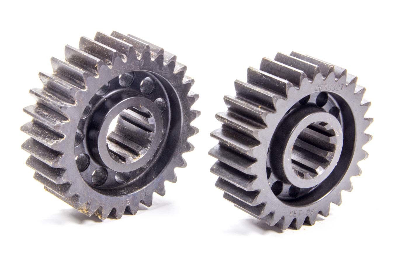 SCS Gears 26 Quick Change Gear Set, Professional, Set 26, 10 Spline, 4.11 Ratio 4.41 / 3.83, 4.86 Ratio 5.22 / 4.52, Steel, Each